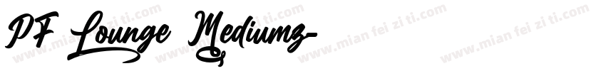PF Lounge Mediumz字体转换
